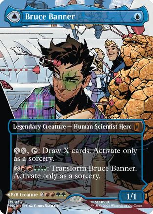 Bruce Banner(Borderless) (0331) (MSH-331)  Foil - Marvel Super Heroes