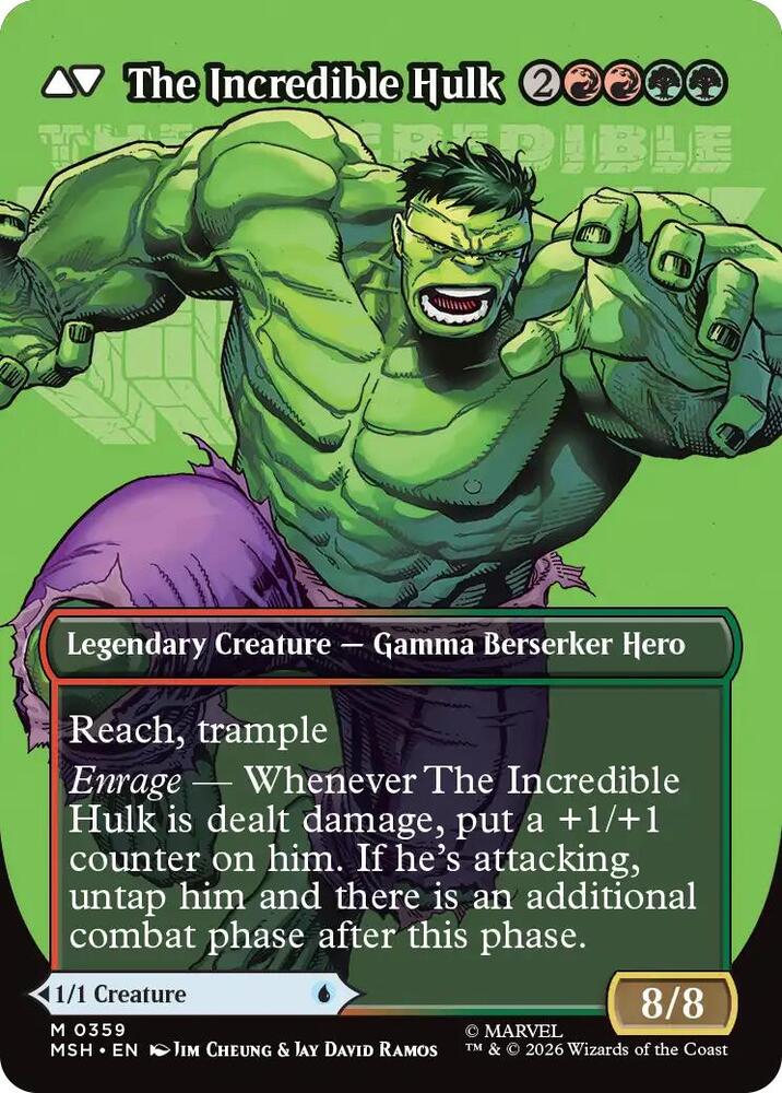 Bruce Banner (Borderless) (0359) (MSH-359)  - Marvel Super Heroes