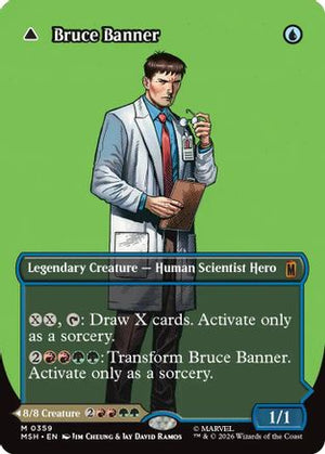 Bruce Banner (Borderless) (0359) (MSH-359)  Foil - Marvel Super Heroes