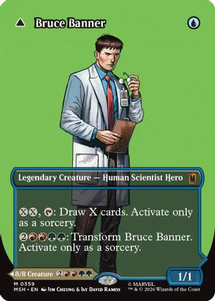 Bruce Banner (Borderless) (0359) (MSH-359)  - Marvel Super Heroes