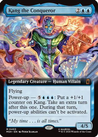 Kang the Conqueror (Extended Art) (MSH-403)  Foil - Marvel Super Heroes