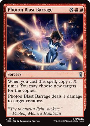 Photon Blast Barrage (MSH-147)  Foil - Marvel Super Heroes