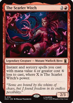 The Scarlet Witch (MSH-151)  - Marvel Super Heroes