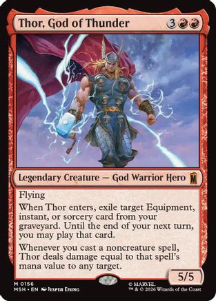 Thor, God of Thunder (MSH-156)  - Marvel Super Heroes