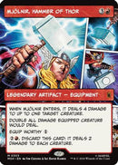 Mjolnir, Hammer of Thor (Borderless) (0303) (MSH-303)  - Marvel Super Heroes