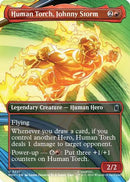 Human Torch, Johnny Storm (Borderless) (MSH-321)  - Marvel Super Heroes