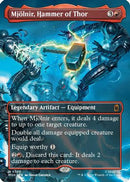 Mjolnir, Hammer of Thor (Borderless) (0339) (MSH-339)  Foil - Marvel Super Heroes