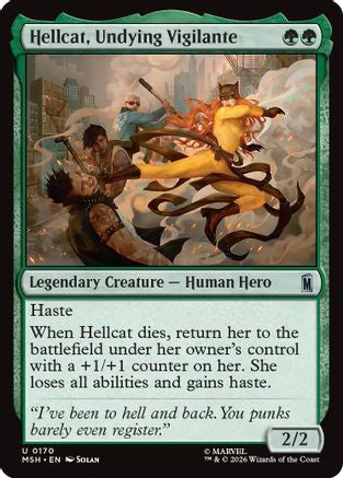 Hellcat, Undying Vigilante (MSH-170)  - Marvel Super Heroes