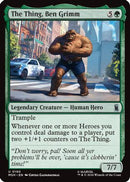 The Thing, Ben Grimm (MSH-190)  Foil - Marvel Super Heroes