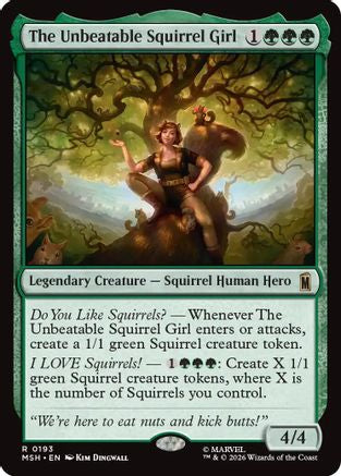 The Unbeatable Squirrel Girl (MSH-193)  - Marvel Super Heroes