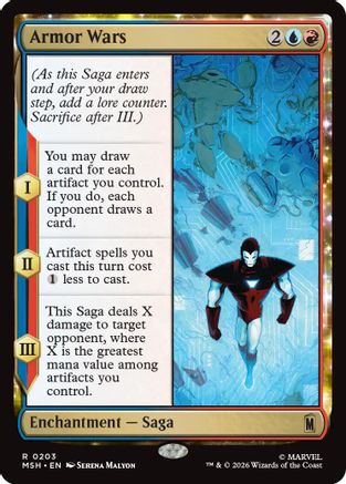 Armor Wars (MSH-203)  Foil - Marvel Super Heroes