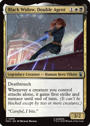 Black Widow, Double Agent (MSH-208)  - Marvel Super Heroes