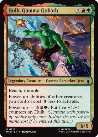 Hulk, Gamma Goliath (MSH-215)  - Marvel Super Heroes