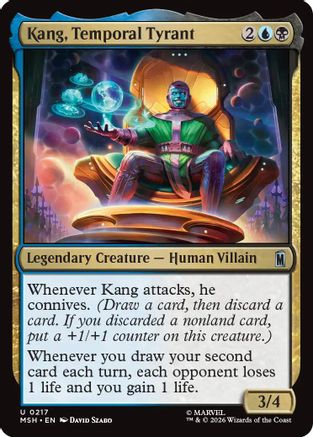 Kang, Temporal Tyrant (MSH-217)  Foil - Marvel Super Heroes