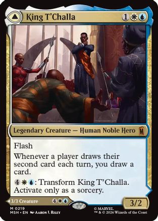 King T'Challa (MSH-219)  Foil - Marvel Super Heroes