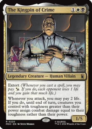 The Kingpin of Crime (MSH-220)  - Marvel Super Heroes