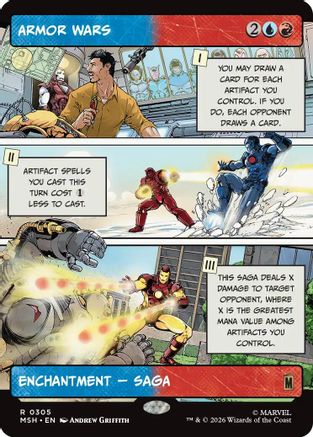 Armor Wars (Borderless) (MSH-305)  Foil - Marvel Super Heroes