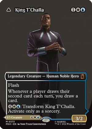 King T'Challa (Borderless) (0373) (MSH-373)  - Marvel Super Heroes