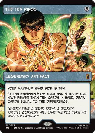 The Ten Rings (Borderless) (MSH-313)  - Marvel Super Heroes