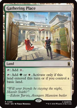 Gathering Place (MSH-266)  - Marvel Super Heroes