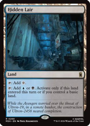Hidden Lair (MSH-269)  Foil - Marvel Super Heroes