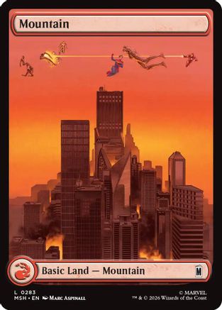 Mountain (0283) (MSH-283)  Foil - Marvel Super Heroes