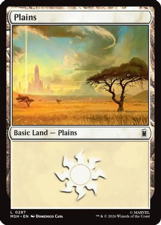 Plains (0287) (MSH-287)  - Marvel Super Heroes