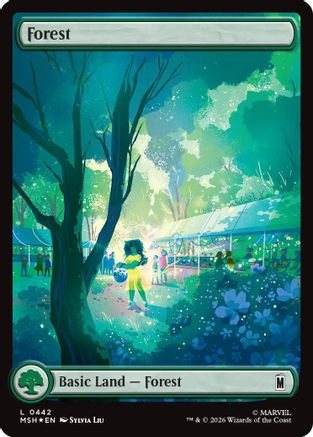 Forest (0442) (Surge Foil) (MSH-442)  Foil - Marvel Super Heroes