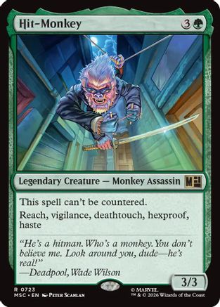 Hit-Monkey (MSC-723)  Foil - Commander: Marvel Super Heroes