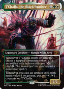 T'Challa, the Black Panther (Borderless) (MSC-007)  Foil - Commander: Marvel Super Heroes