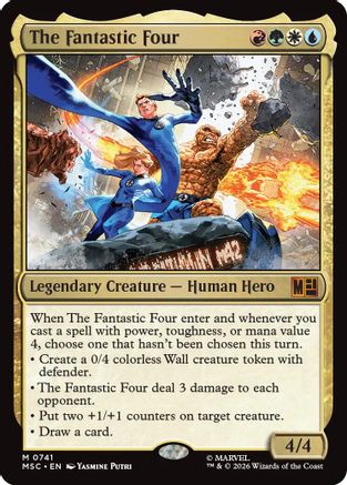 The Fantastic Four (MSC-741)  - Commander: Marvel Super Heroes