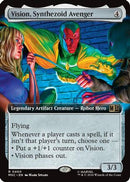 Vision, Synthezoid Avenger (Extended Art) (MSC-460)  - Commander: Marvel Super Heroes