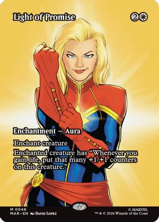 Light of Promise (Borderless) (MAR-046)  Foil - Marvel Universe Eternal-Legal