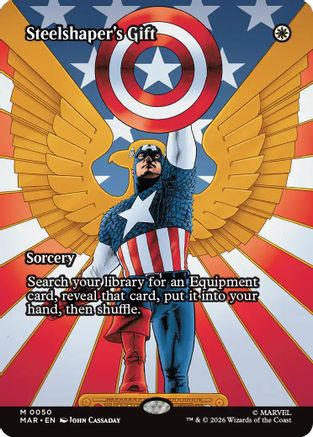 Steelshaper's Gift (Borderless) (MAR-050)  - Marvel Universe Eternal-Legal