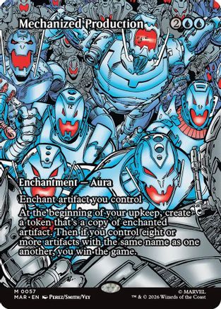 Mechanized Production (Borderless) (MAR-057)  - Marvel Universe Eternal-Legal