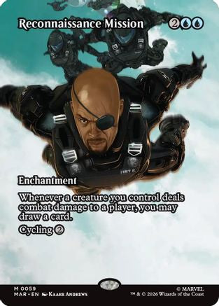 Reconnaissance Mission (Borderless) (MAR-059)  - Marvel Universe Eternal-Legal