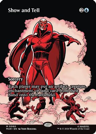 Show and Tell (Borderless) (MAR-060)  - Marvel Universe Eternal-Legal