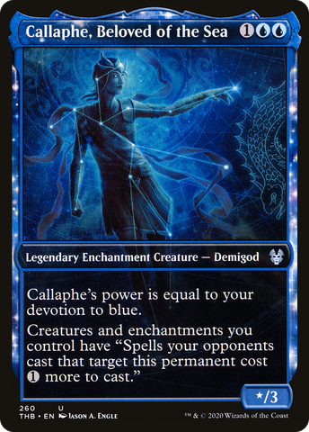Callaphe, Beloved of the Sea (Showcase) (THB-260)  - Theros Beyond Death
