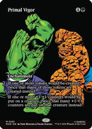Primal Vigor (Borderless) (MAR-081)  - Marvel Universe Eternal-Legal