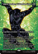 Black Panther, Wakandan King (Borderless) (MAR-087)  Foil - Marvel Universe Eternal-Legal