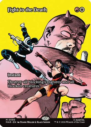 Fight to the Death (Borderless) (MAR-090)  - Marvel Universe Eternal-Legal