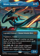 Mister Fantastic (Borderless) (Surge Foil) (MSC-876)  Foil - Commander: Marvel Super Heroes