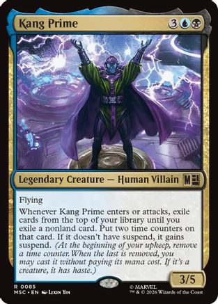 Kang Prime (Surge Foil) (MSC-085)  Foil - Commander: Marvel Super Heroes