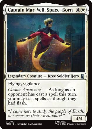 Captain Mar-Vell, Space-Born (MSH-012)  Foil - Marvel Super Heroes