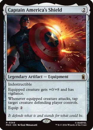 Captain America's Shield (MSH-244)  Foil - Marvel Super Heroes