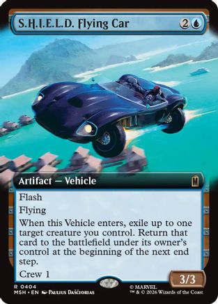 S.H.I.E.L.D. Flying Car (Extended Art) (MSH-404)  - Marvel Super Heroes