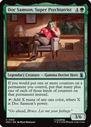 Doc Samson, Super Psychiatrist (MSH-164)  - Marvel Super Heroes