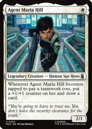 Agent Maria Hill (MSH-002)  - Marvel Super Heroes
