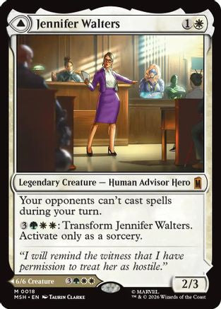 Jennifer Walters (MSH-018)  - Marvel Super Heroes