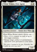 White Widow, Free Agent (MSH-042)  - Marvel Super Heroes